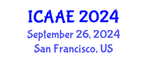 International Conference on Aerospace and Aviation Engineering (ICAAE) September 26, 2024 - San Francisco, United States