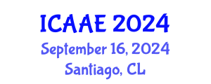 International Conference on Aerospace and Aviation Engineering (ICAAE) September 16, 2024 - Santiago, Chile