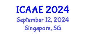 International Conference on Aerospace and Aviation Engineering (ICAAE) September 12, 2024 - Singapore, Singapore
