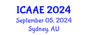 International Conference on Aerospace and Aviation Engineering (ICAAE) September 05, 2024 - Sydney, Australia