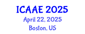 International Conference on Aerospace and Aviation Engineering (ICAAE) April 22, 2025 - Boston, United States