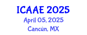 International Conference on Aerospace and Aviation Engineering (ICAAE) April 05, 2025 - Cancún, Mexico