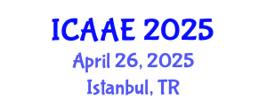 International Conference on Aerospace and Aviation Engineering (ICAAE) April 26, 2025 - Istanbul, Turkey