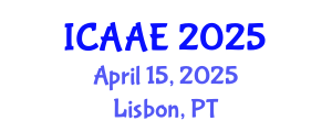 International Conference on Aerospace and Aviation Engineering (ICAAE) April 15, 2025 - Lisbon, Portugal