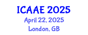 International Conference on Aerospace and Aviation Engineering (ICAAE) April 22, 2025 - London, United Kingdom