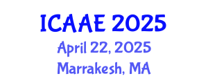 International Conference on Aerospace and Aviation Engineering (ICAAE) April 22, 2025 - Marrakesh, Morocco