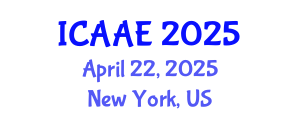 International Conference on Aerospace and Aviation Engineering (ICAAE) April 22, 2025 - New York, United States