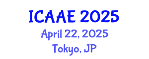 International Conference on Aerospace and Aviation Engineering (ICAAE) April 22, 2025 - Tokyo, Japan
