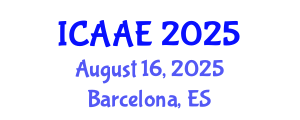 International Conference on Aerospace and Aviation Engineering (ICAAE) August 16, 2025 - Barcelona, Spain