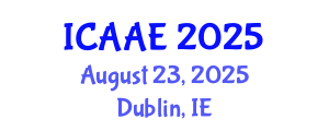 International Conference on Aerospace and Aviation Engineering (ICAAE) August 23, 2025 - Dublin, Ireland