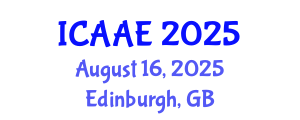 International Conference on Aerospace and Aviation Engineering (ICAAE) August 16, 2025 - Edinburgh, United Kingdom