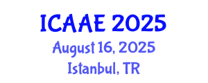 International Conference on Aerospace and Aviation Engineering (ICAAE) August 16, 2025 - Istanbul, Turkey