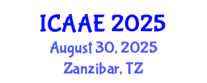 International Conference on Aerospace and Aviation Engineering (ICAAE) August 30, 2025 - Zanzibar, Tanzania