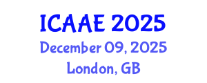 International Conference on Aerospace and Aviation Engineering (ICAAE) December 09, 2025 - London, United Kingdom