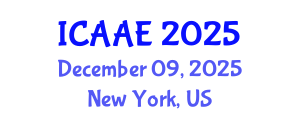 International Conference on Aerospace and Aviation Engineering (ICAAE) December 09, 2025 - New York, United States