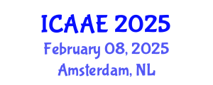 International Conference on Aerospace and Aviation Engineering (ICAAE) February 08, 2025 - Amsterdam, Netherlands