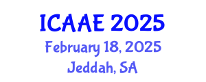 International Conference on Aerospace and Aviation Engineering (ICAAE) February 18, 2025 - Jeddah, Saudi Arabia