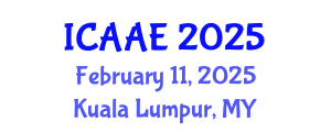 International Conference on Aerospace and Aviation Engineering (ICAAE) February 11, 2025 - Kuala Lumpur, Malaysia