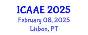 International Conference on Aerospace and Aviation Engineering (ICAAE) February 08, 2025 - Lisbon, Portugal