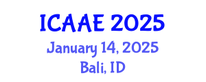 International Conference on Aerospace and Aviation Engineering (ICAAE) January 14, 2025 - Bali, Indonesia