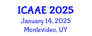 International Conference on Aerospace and Aviation Engineering (ICAAE) January 14, 2025 - Montevideo, Uruguay