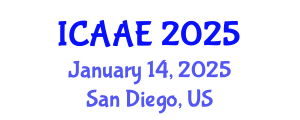 International Conference on Aerospace and Aviation Engineering (ICAAE) January 14, 2025 - San Diego, United States