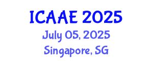 International Conference on Aerospace and Aviation Engineering (ICAAE) July 05, 2025 - Singapore, Singapore