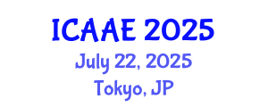 International Conference on Aerospace and Aviation Engineering (ICAAE) July 22, 2025 - Tokyo, Japan