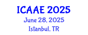International Conference on Aerospace and Aviation Engineering (ICAAE) June 28, 2025 - Istanbul, Turkey