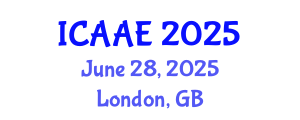 International Conference on Aerospace and Aviation Engineering (ICAAE) June 28, 2025 - London, United Kingdom