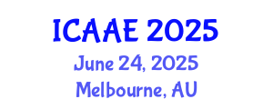 International Conference on Aerospace and Aviation Engineering (ICAAE) June 24, 2025 - Melbourne, Australia