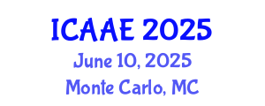 International Conference on Aerospace and Aviation Engineering (ICAAE) June 10, 2025 - Monte Carlo, Monaco