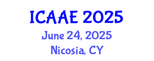 International Conference on Aerospace and Aviation Engineering (ICAAE) June 24, 2025 - Nicosia, Cyprus