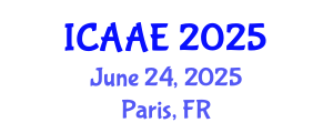 International Conference on Aerospace and Aviation Engineering (ICAAE) June 24, 2025 - Paris, France