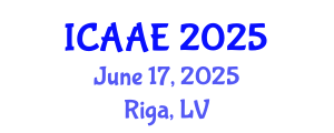 International Conference on Aerospace and Aviation Engineering (ICAAE) June 17, 2025 - Riga, Latvia