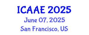 International Conference on Aerospace and Aviation Engineering (ICAAE) June 07, 2025 - San Francisco, United States