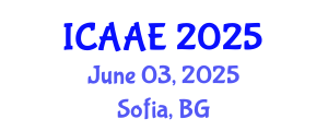 International Conference on Aerospace and Aviation Engineering (ICAAE) June 03, 2025 - Sofia, Bulgaria