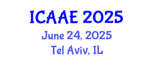 International Conference on Aerospace and Aviation Engineering (ICAAE) June 24, 2025 - Tel Aviv, Israel