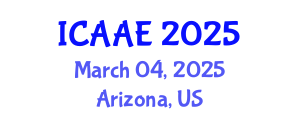 International Conference on Aerospace and Aviation Engineering (ICAAE) March 04, 2025 - Arizona, United States