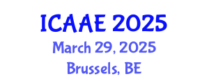 International Conference on Aerospace and Aviation Engineering (ICAAE) March 29, 2025 - Brussels, Belgium