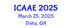 International Conference on Aerospace and Aviation Engineering (ICAAE) March 25, 2025 - Doha, Qatar