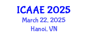 International Conference on Aerospace and Aviation Engineering (ICAAE) March 22, 2025 - Hanoi, Vietnam