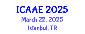 International Conference on Aerospace and Aviation Engineering (ICAAE) March 22, 2025 - Istanbul, Turkey