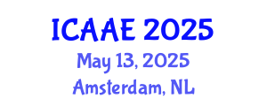 International Conference on Aerospace and Aviation Engineering (ICAAE) May 13, 2025 - Amsterdam, Netherlands