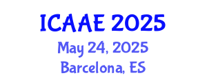 International Conference on Aerospace and Aviation Engineering (ICAAE) May 24, 2025 - Barcelona, Spain