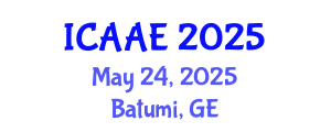 International Conference on Aerospace and Aviation Engineering (ICAAE) May 24, 2025 - Batumi, Georgia
