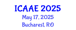 International Conference on Aerospace and Aviation Engineering (ICAAE) May 17, 2025 - Bucharest, Romania