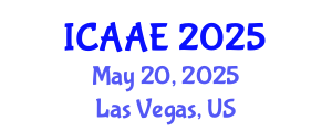 International Conference on Aerospace and Aviation Engineering (ICAAE) May 20, 2025 - Las Vegas, United States