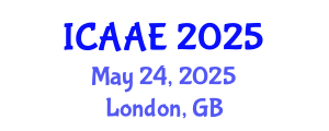 International Conference on Aerospace and Aviation Engineering (ICAAE) May 24, 2025 - London, United Kingdom