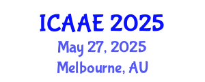 International Conference on Aerospace and Aviation Engineering (ICAAE) May 27, 2025 - Melbourne, Australia